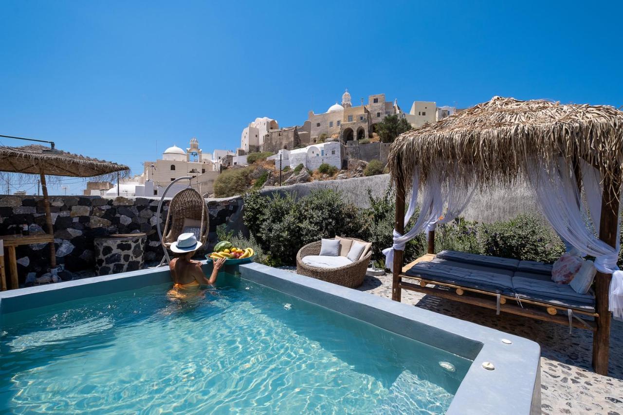 Rock Villas Complex - Private Luxe Top Retreat - Castle And Sea View Emporio  Exterior foto